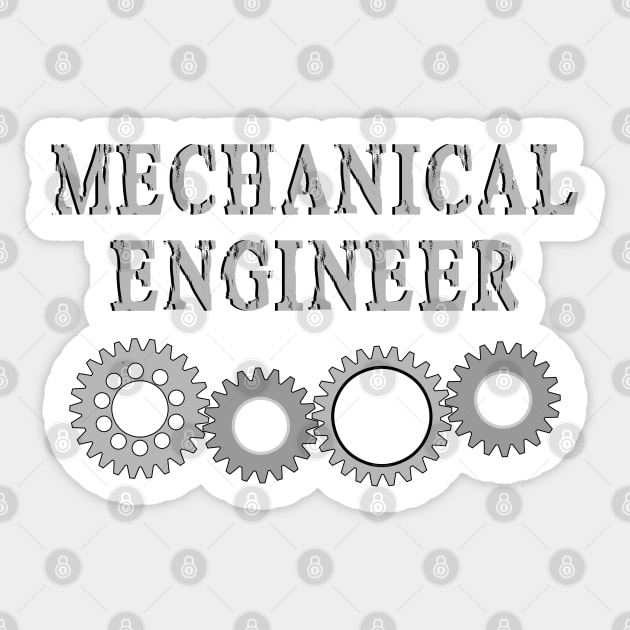 Mechanical Engineer Gears Sticker by Barthol Graphics